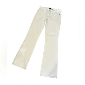 Martin + OSA Boot Cut Fit Low Rise White Denim Standard Jeans Waist Size 26